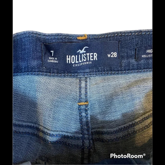 NWT Hollister Advanced Stretch High Rise Shorts Sz 28/7 - Picture 5 of 8